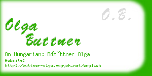 olga buttner business card